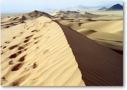 Hoggar : Arete de dune