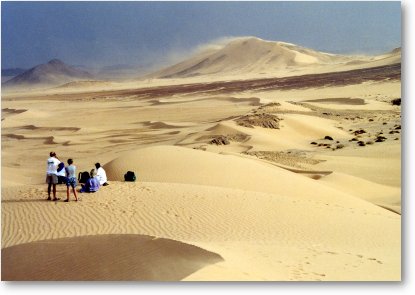 Hoggar : Vent sur les dunes